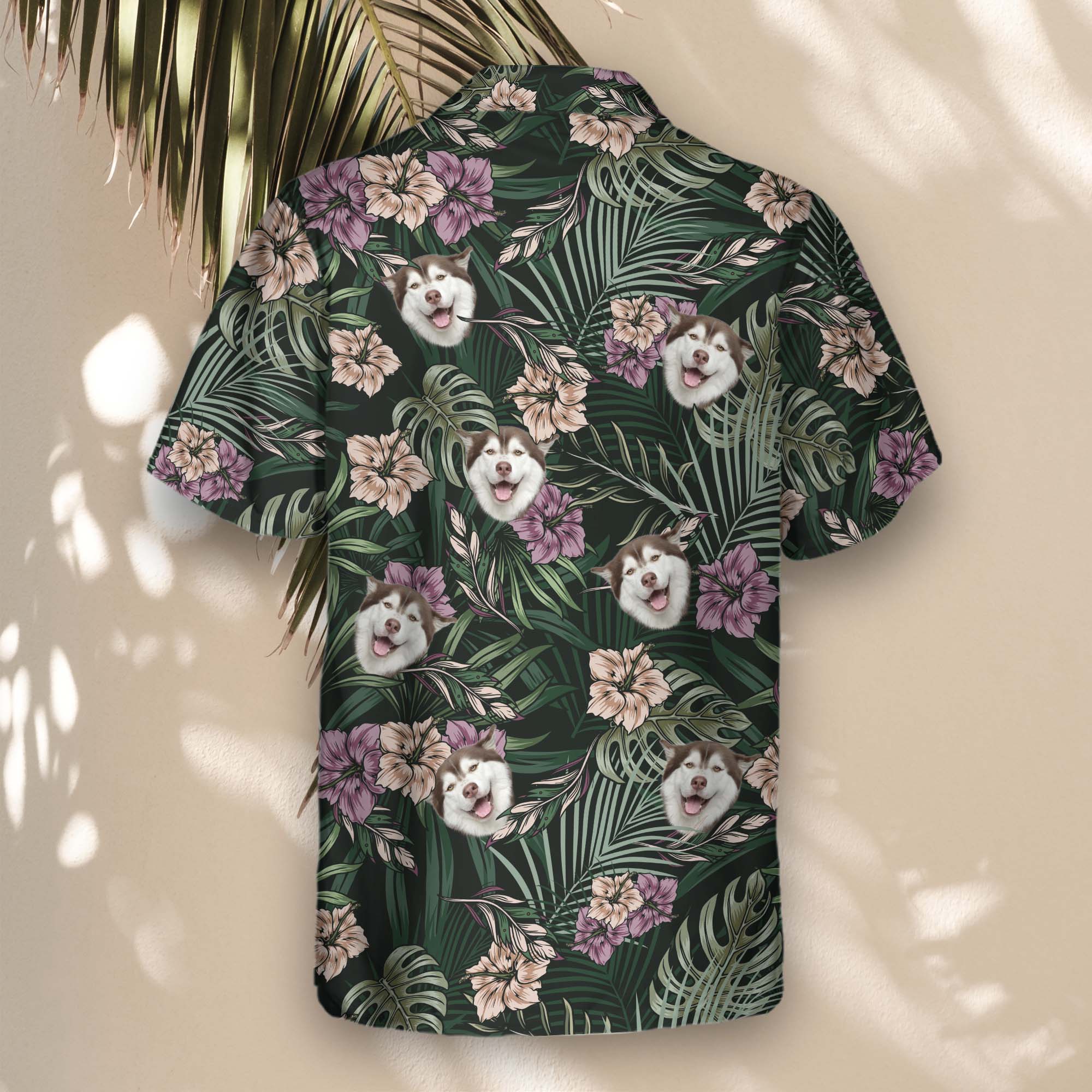 Vintage Tropical Natural | Aloha Custom Hawaiian Shirts with Faces or Logos