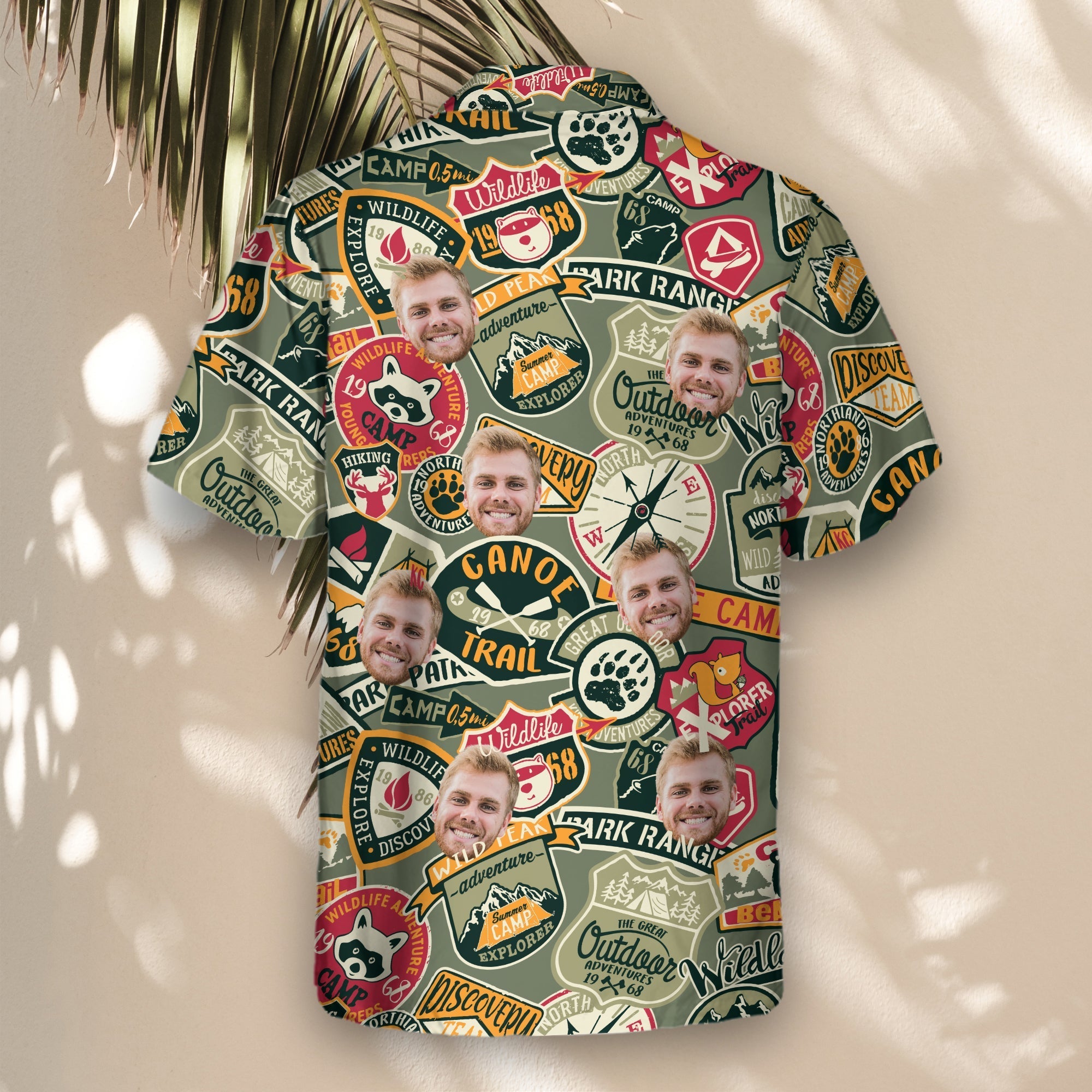 Wilderness Adventure | Aloha Custom Hawaiian Shirts with Faces or Logos