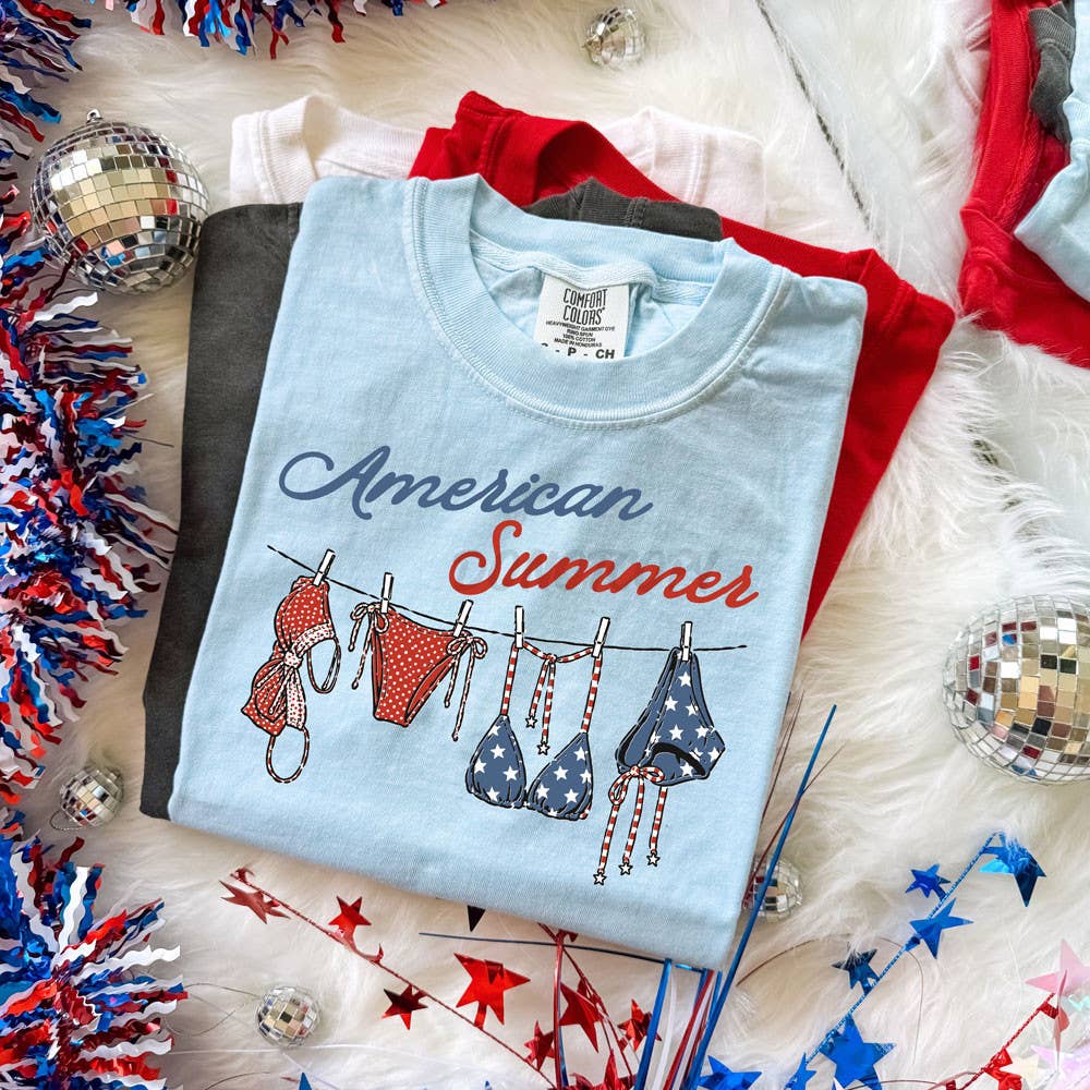 American Summer Patriotic Bikini Tee