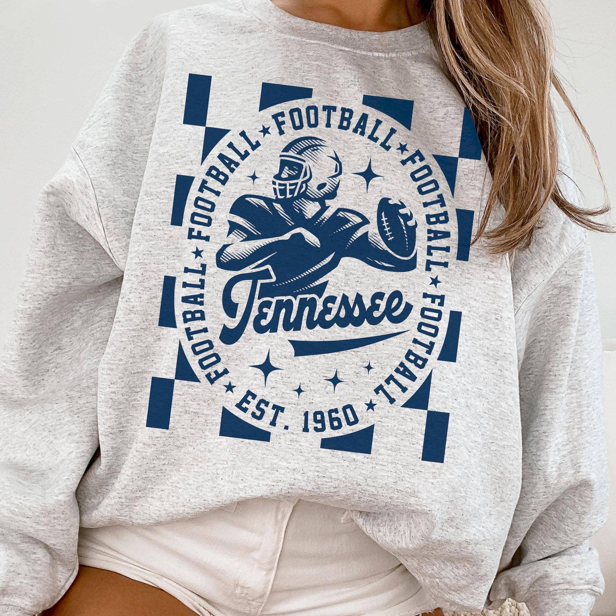 Vintage Tennessee Titans Fan Sweatshirt - Football Crewneck