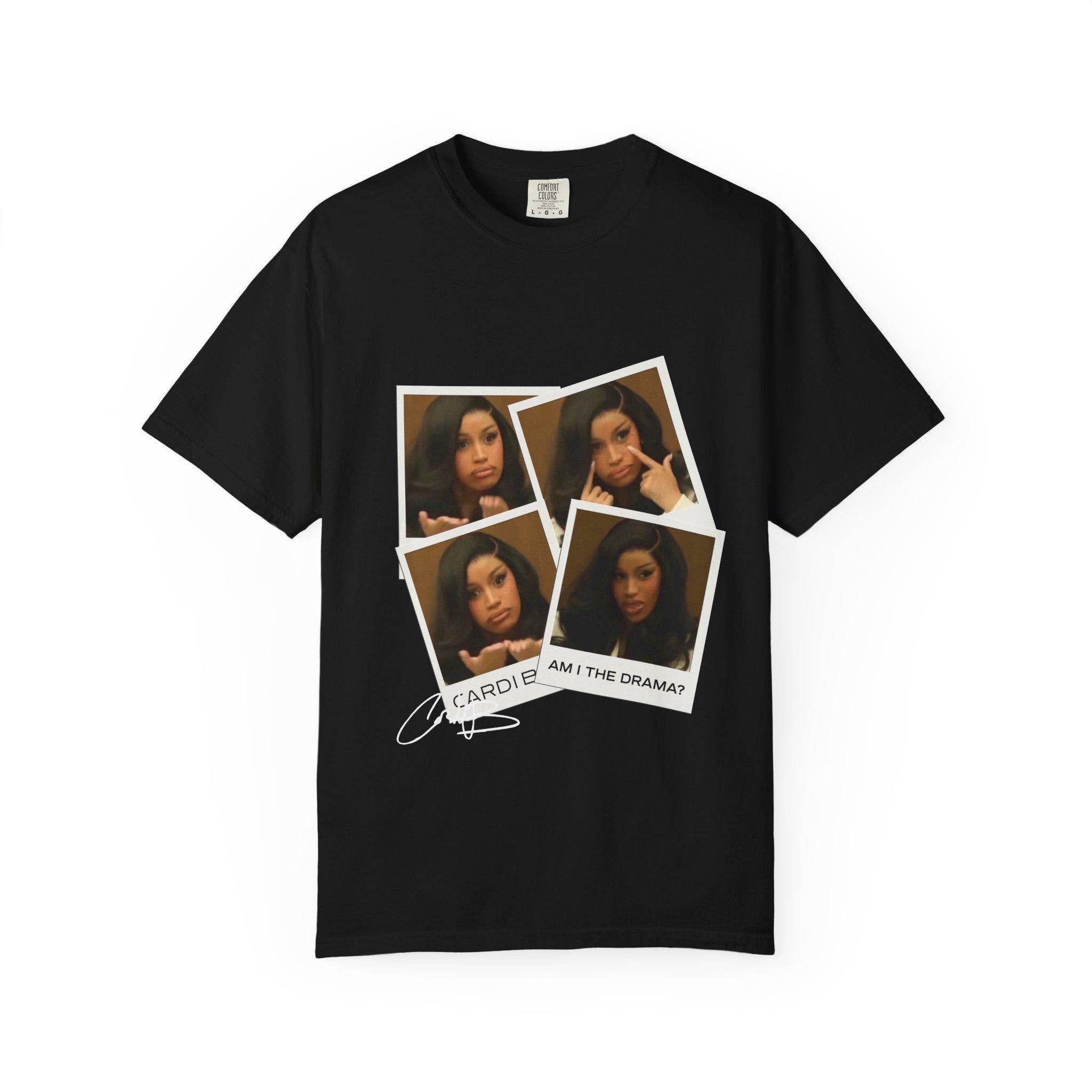 Cardi B Drama Unisex Polaroid Fan Tee