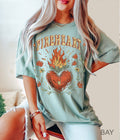 Vintage Fire-Heart Throne of Glass Sjm Quotes Tee Shirt