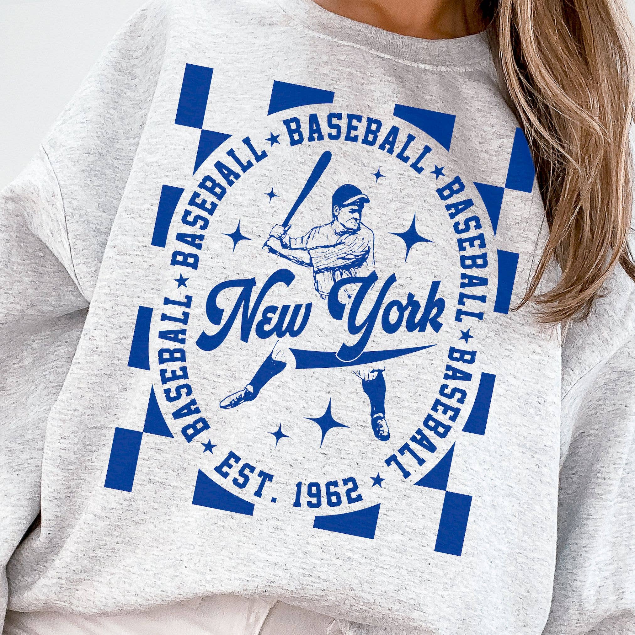 Vintage New York Mets Baseball Sweatshirt, Retro Style
