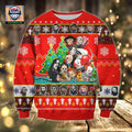 3D Horror Friends Ugly Christmas Sweater