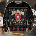 3D Print Jim Beam Black Extra Aged Bourbon Ugly Christmas Sweater
