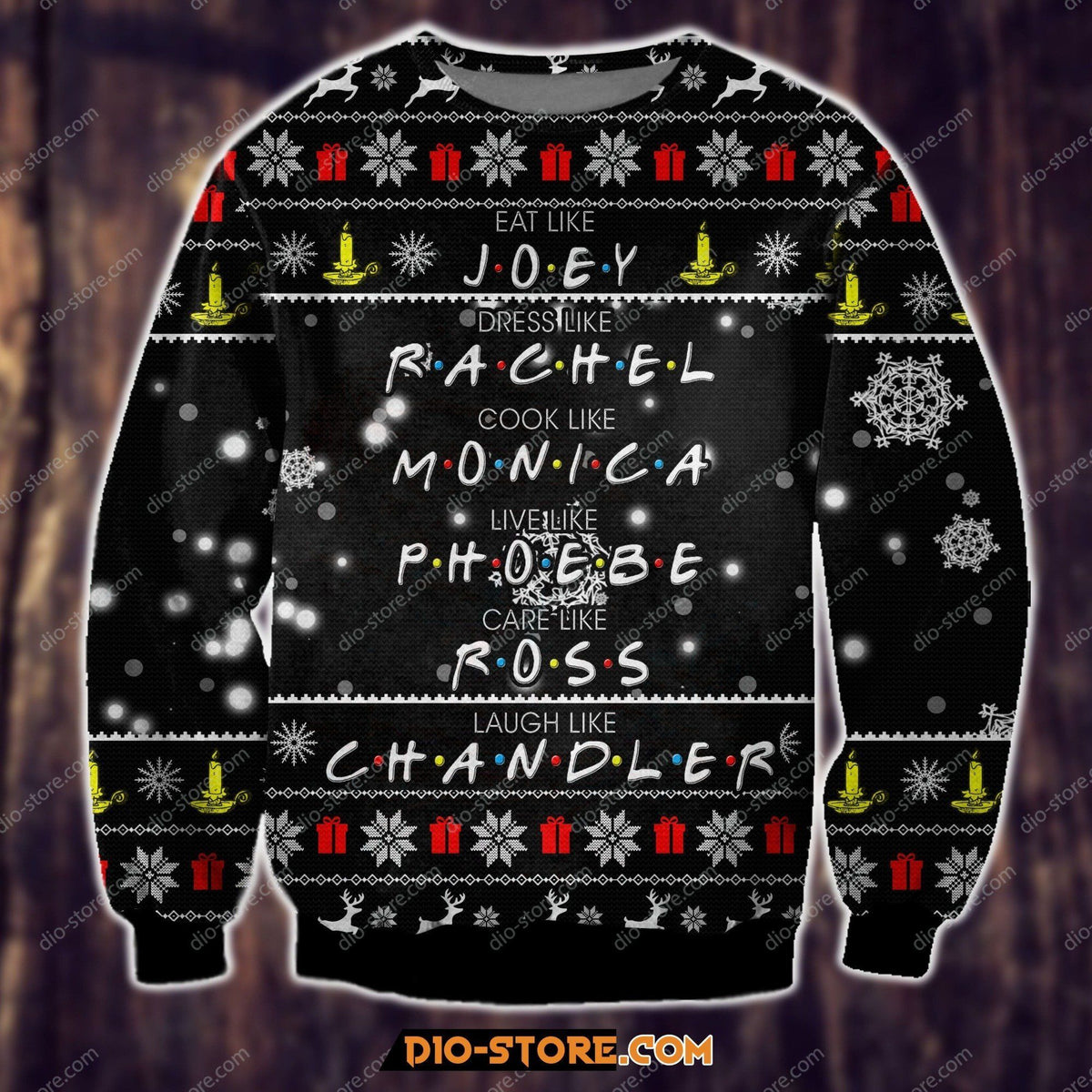 3D Print Knitting Pattern Friends – American Sitcom Ugly Christmas Sweater