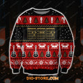 3D Print Knitting Pattern Guitar Ugly Christmas Sweater