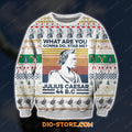 3D Print Knitting Pattern Julius Caesar Ugly Christmas Sweater