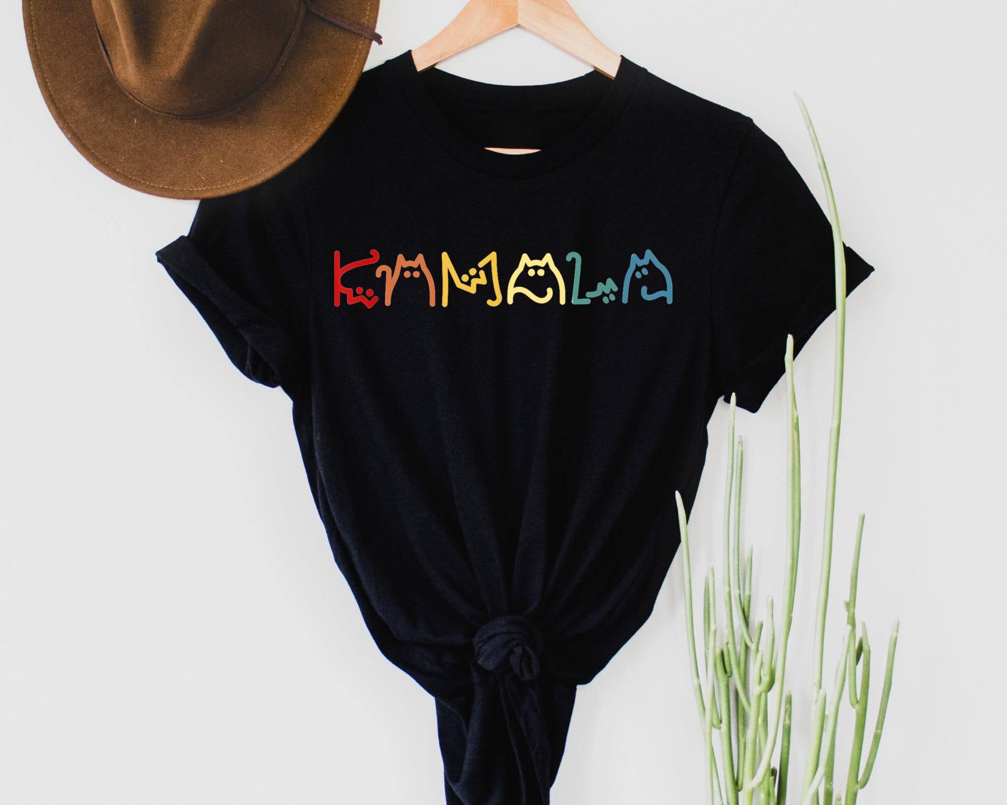 Cats For Kamala 2024 T-Shirt - Childless Cat Ladies Unite