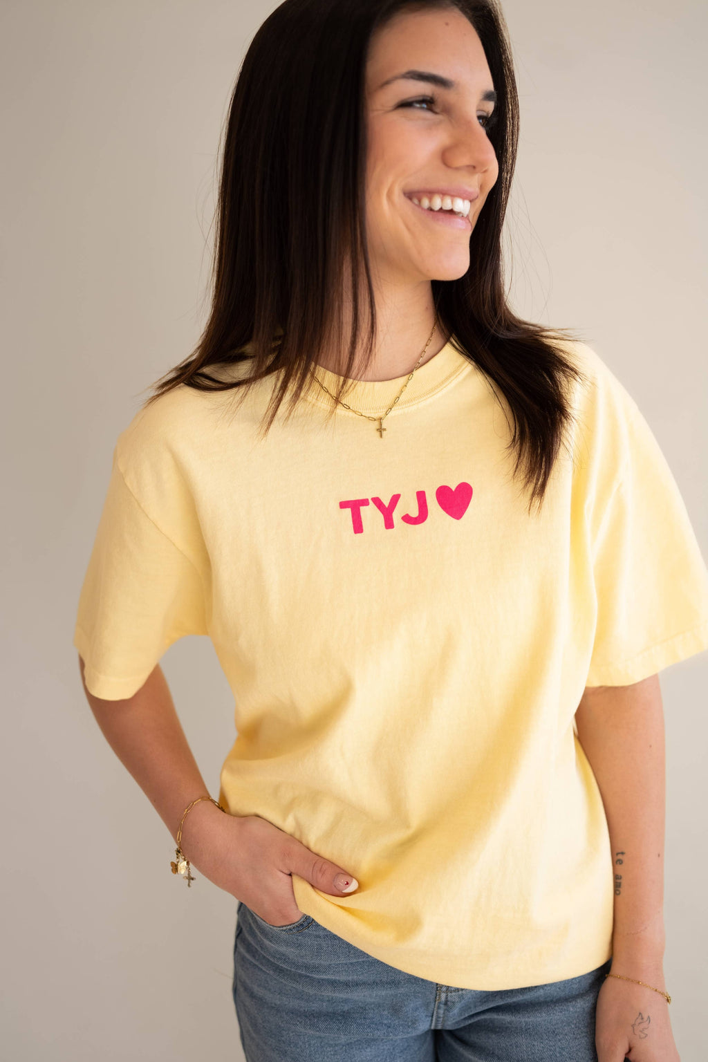 Thank You Jesus Tee - Butter | Women's Christian Tee