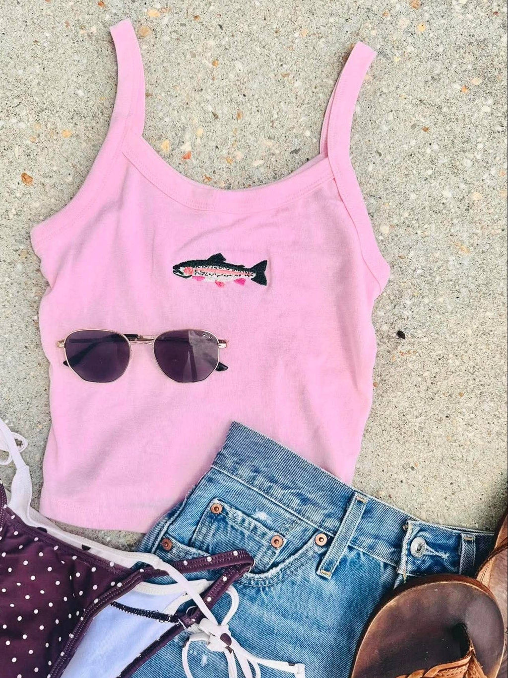 Spagetti Strap Trout SPRING49 Tank