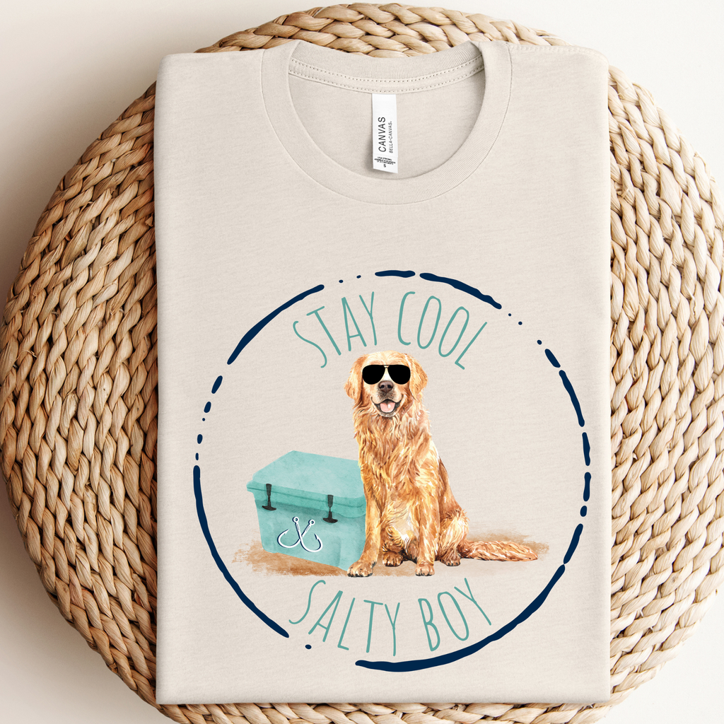 Salty Boy Dog Graphic Tee