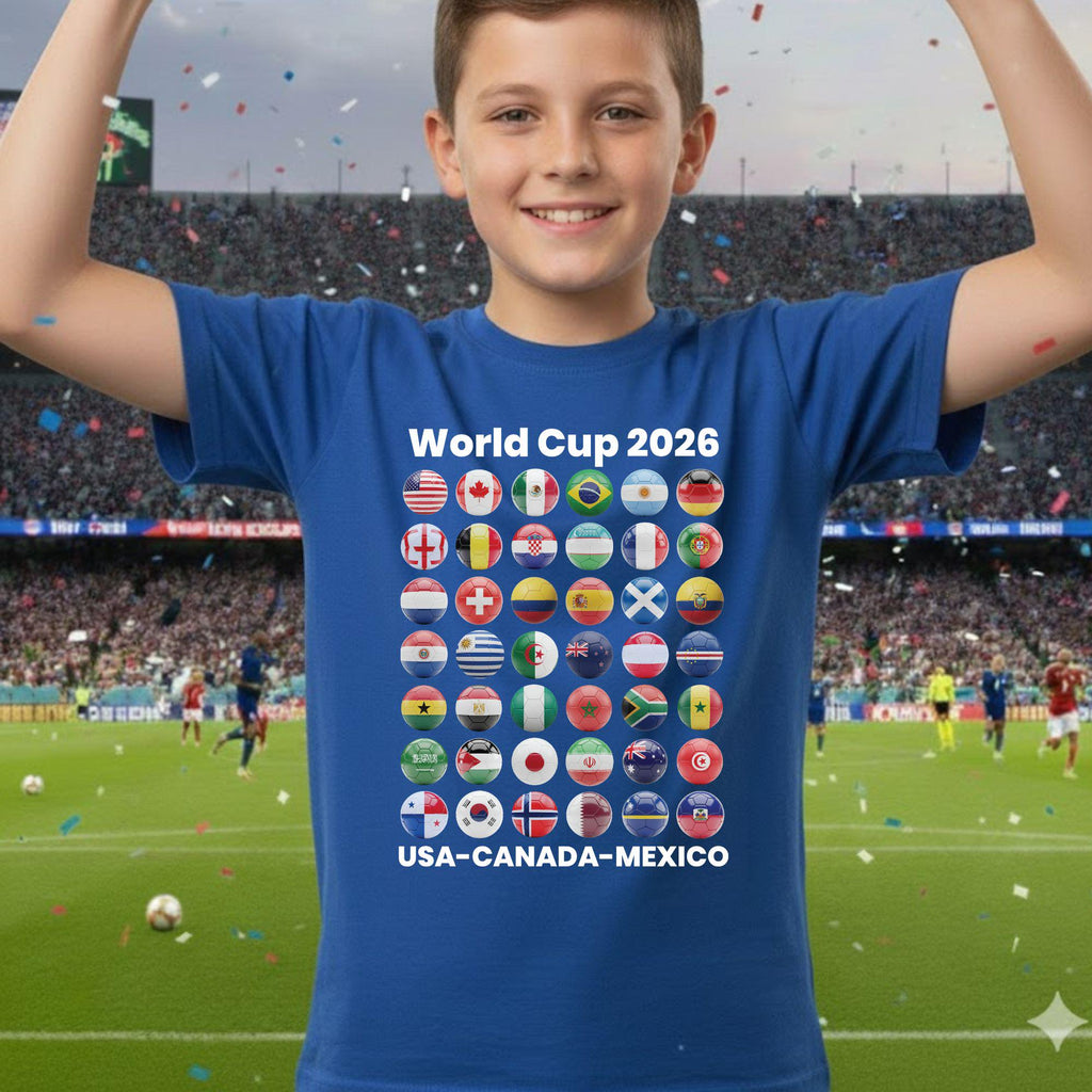 Soccer World Cup 2026 Country Ball Football Fan Game Day Tees Sports (5)