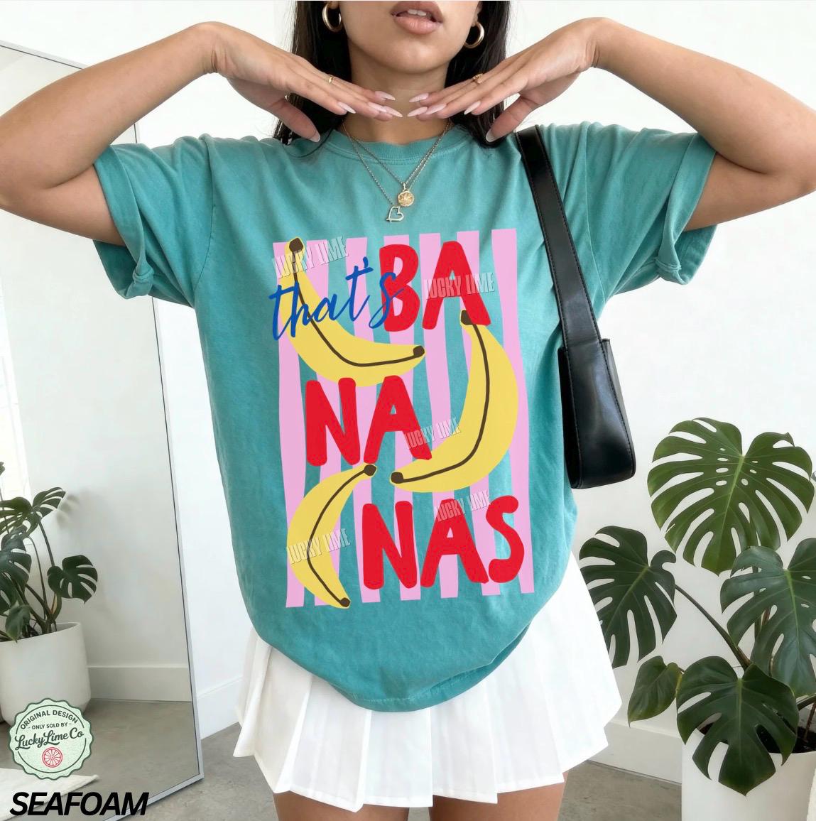 Bananas Summer Fruit Food Pun Retro Banana Summer Comfort Colors (5)