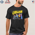 4 Million Subscribers Black Shirt