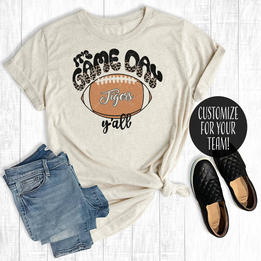 Custom It's Game Day Y'all Football