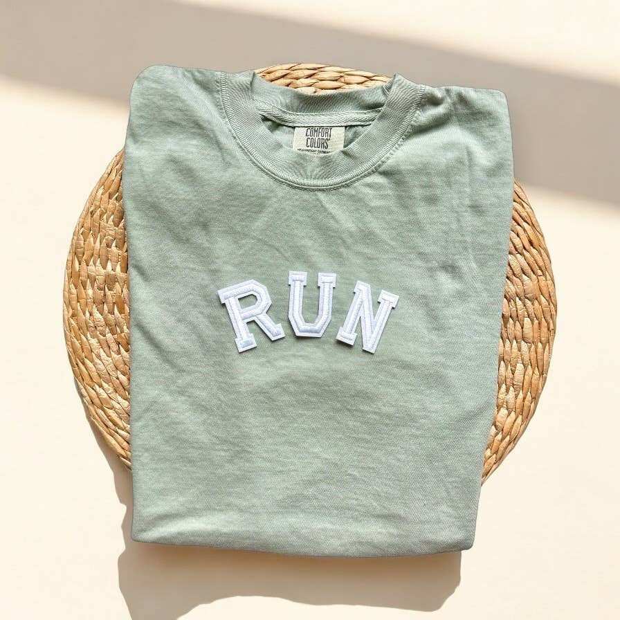 Comfort  Colors Running Shirt, Running Tee