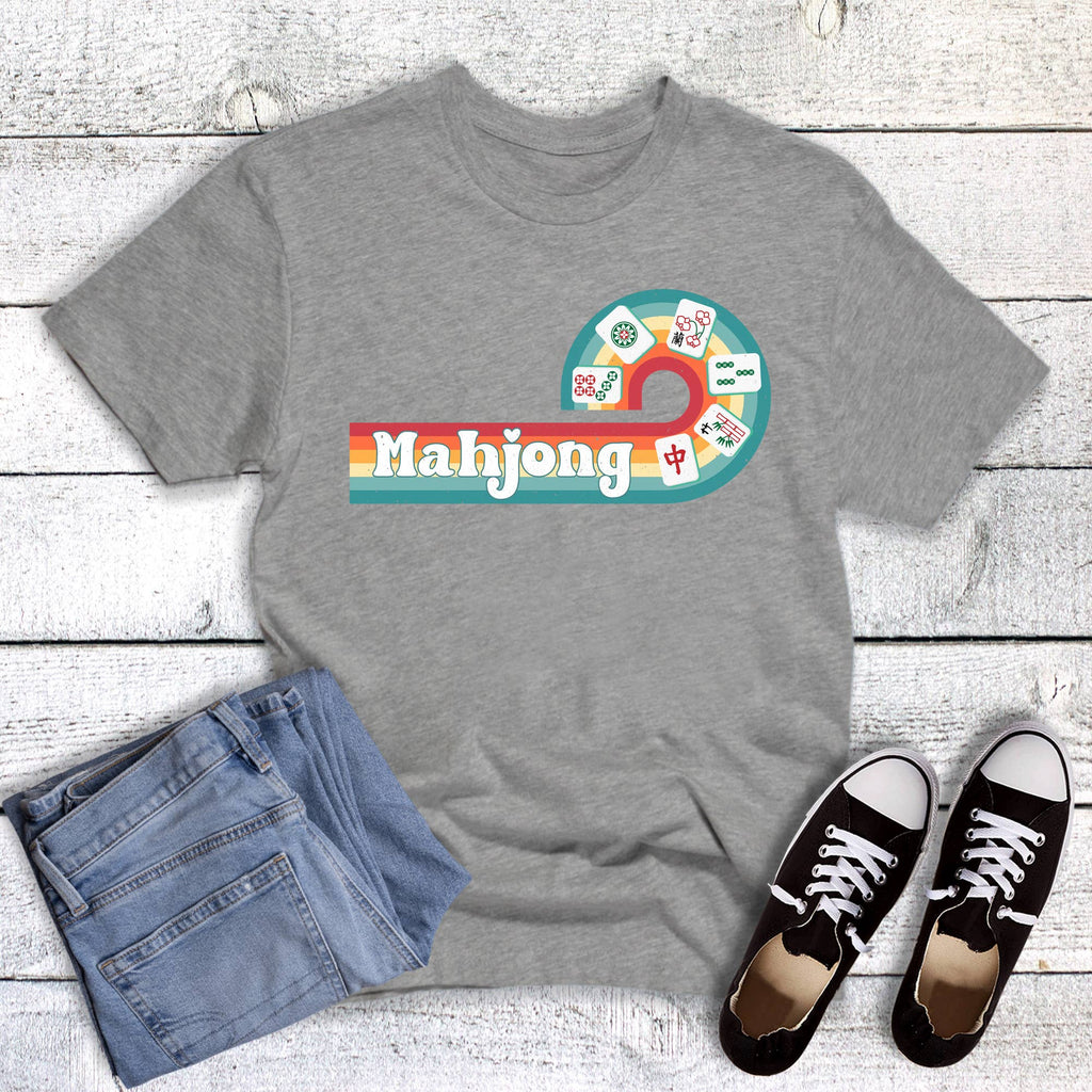Mahjong Retro Wave Graphic Tee