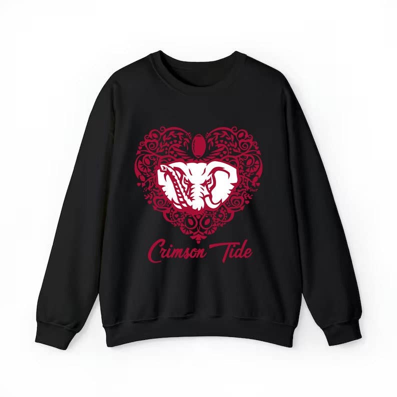 Alabama Crimson Comfort Colors Sweatshirt - Trendy Universit