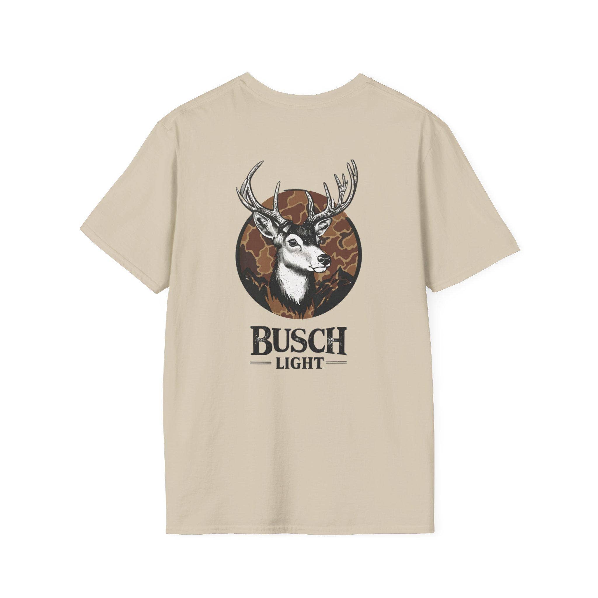 Busch Inspired Camo Deer Softstyle Graphic T-Shirt