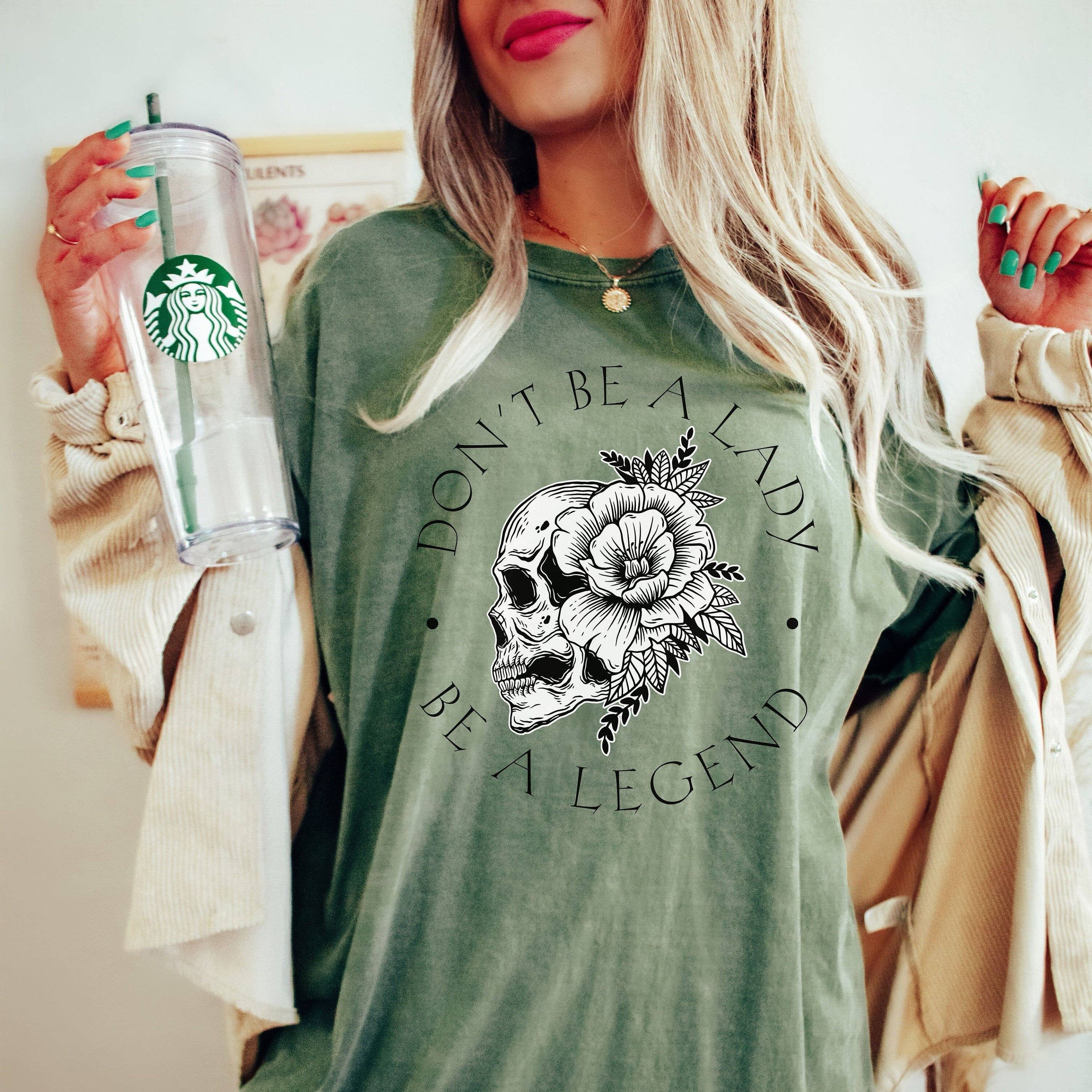 Legendary Skull Music Tee For Women
