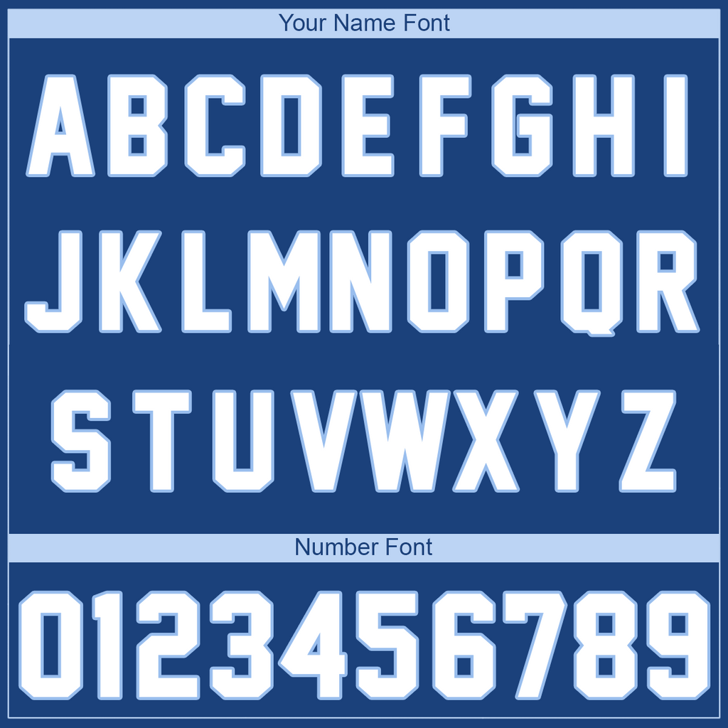 Custom Blue White Baseball Jersey