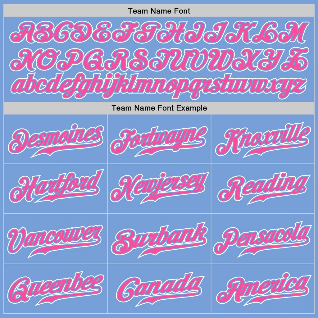 Custom Light Blue Pink-White Authentic Fade Fashion Baseball Jersey