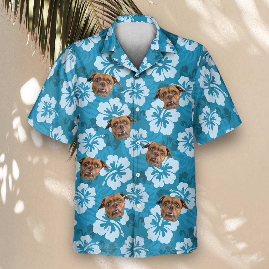 Hibiscus Island Dreams | Aloha Custom Hawaiian Shirts with Faces or Logos