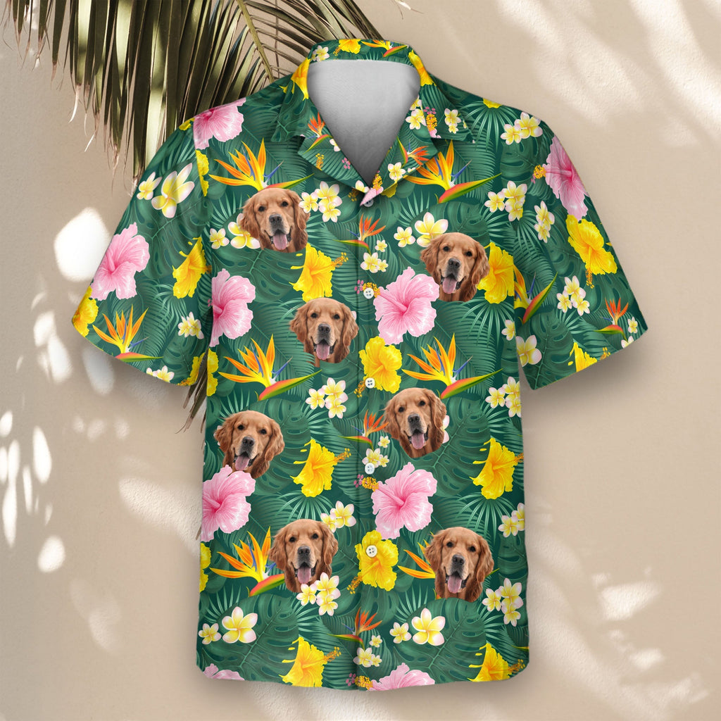 Island Blossom | Aloha Custom Hawaiian Shirts with Faces or Logos
