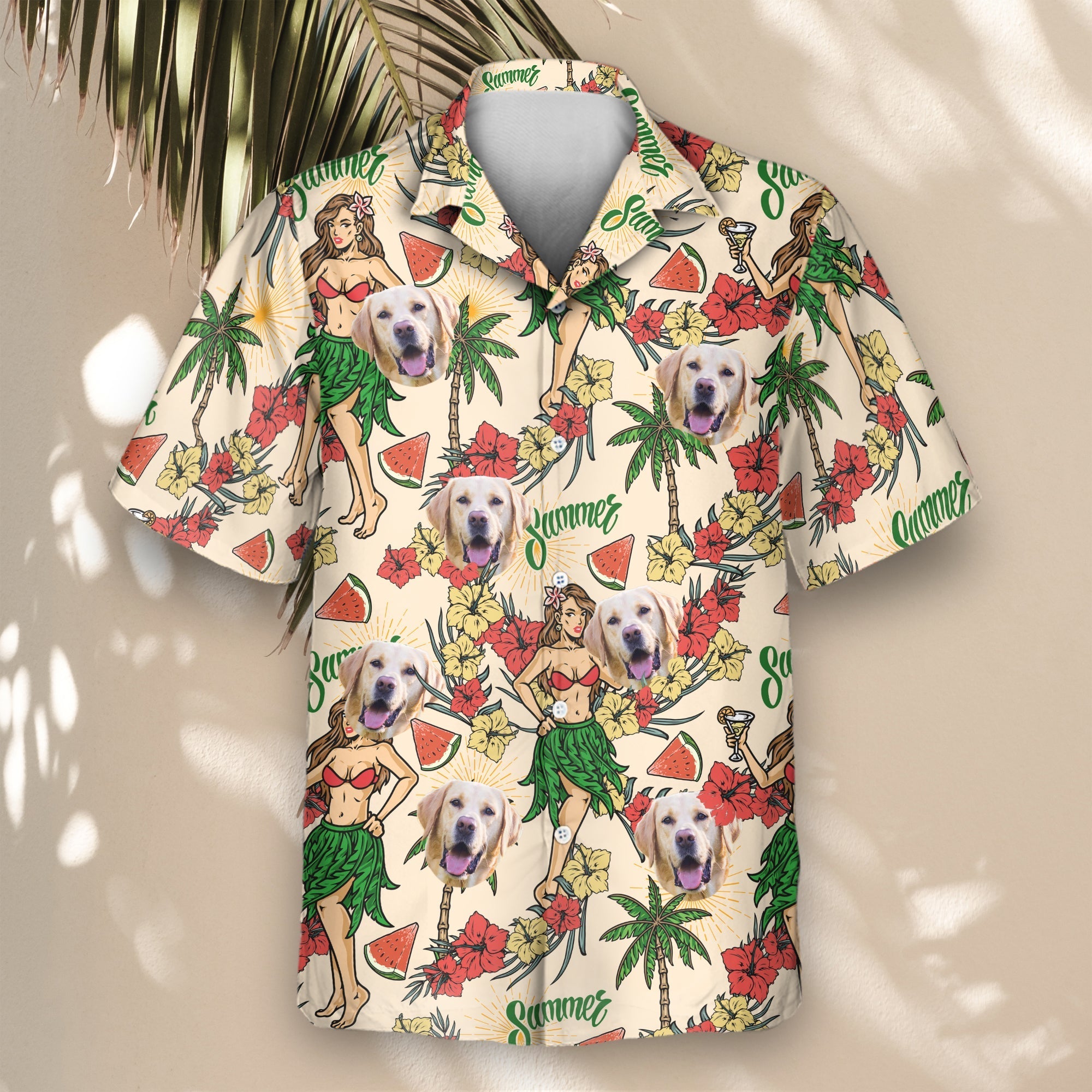 Island Party Vibes | Aloha Custom Hawaiian Shirts with Faces or Logos