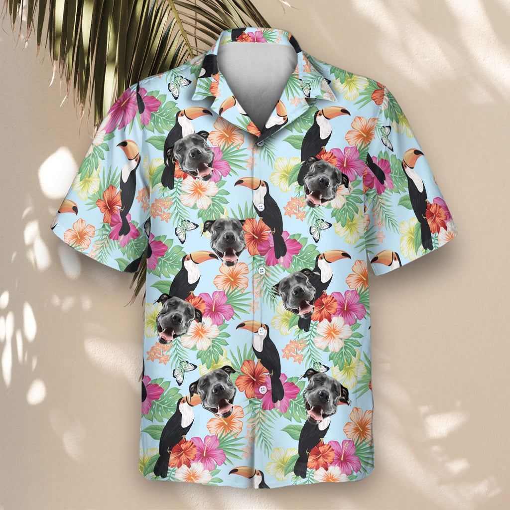 Tropical Toucan | Aloha Custom Hawaiian Shirts with Faces or Logos