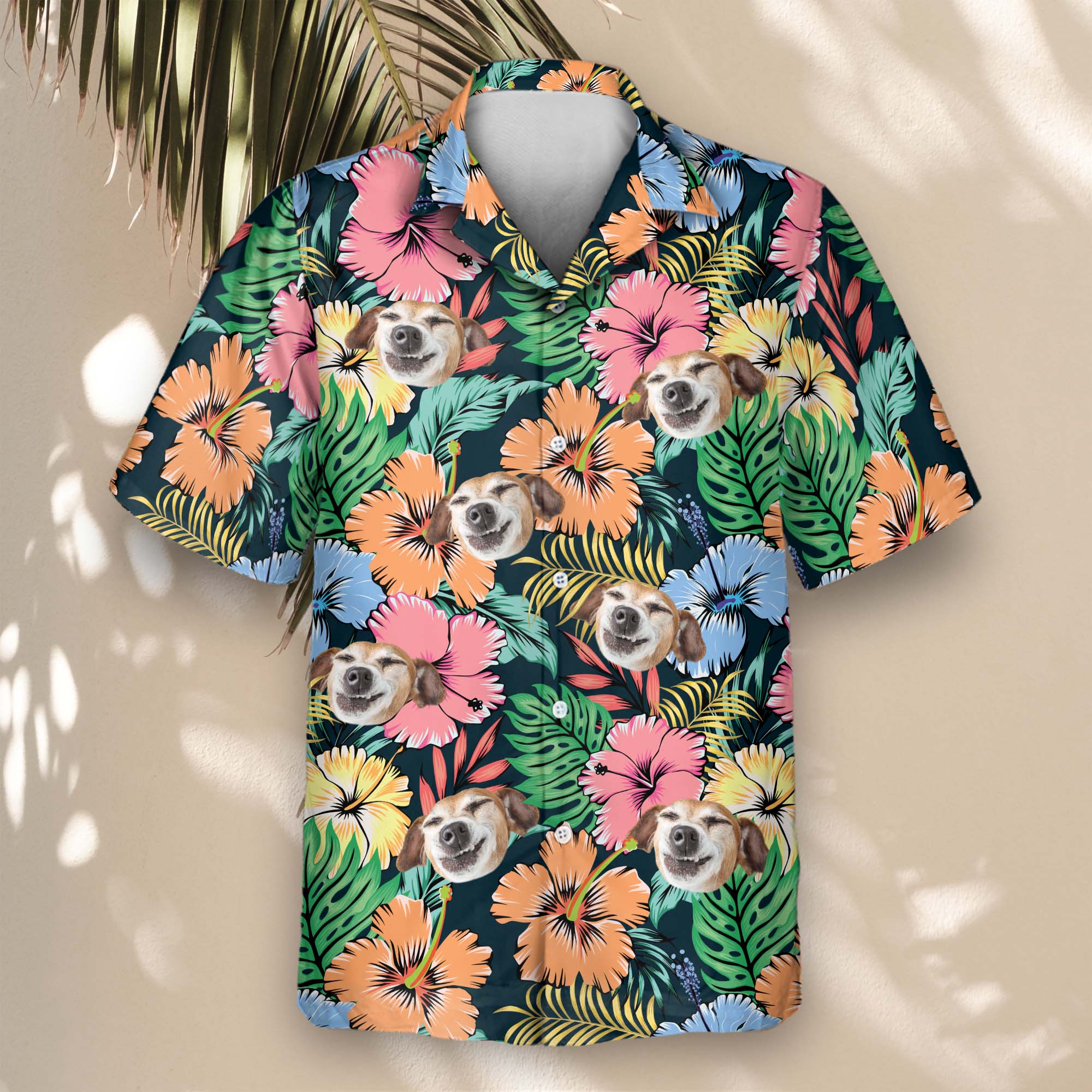 Vivid Summer | Aloha Custom Hawaiian Shirts with Faces or Logos
