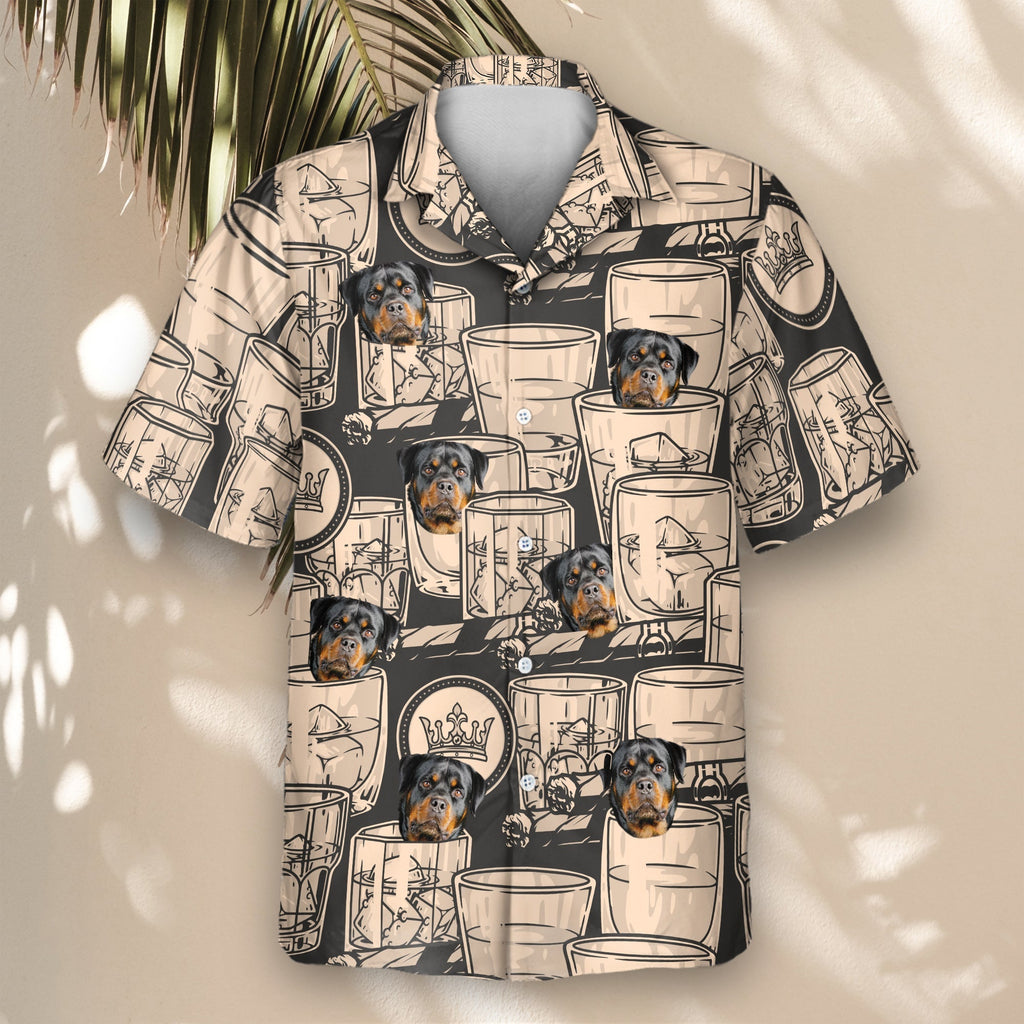Whiskey Booze | Aloha Custom Hawaiian Shirts with Faces or Logos