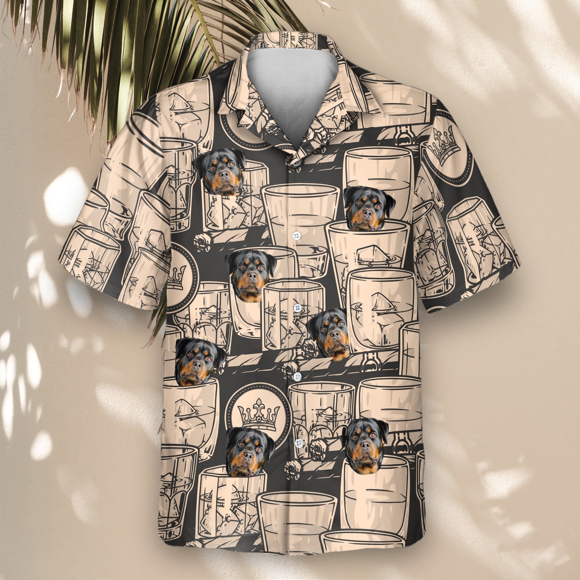 Whiskey Booze | Aloha Custom Hawaiian Shirts with Faces or Logos