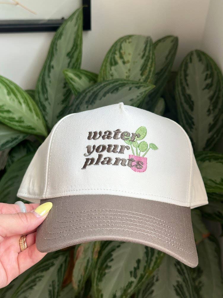 Water Your Plants Hat (Customizable)
