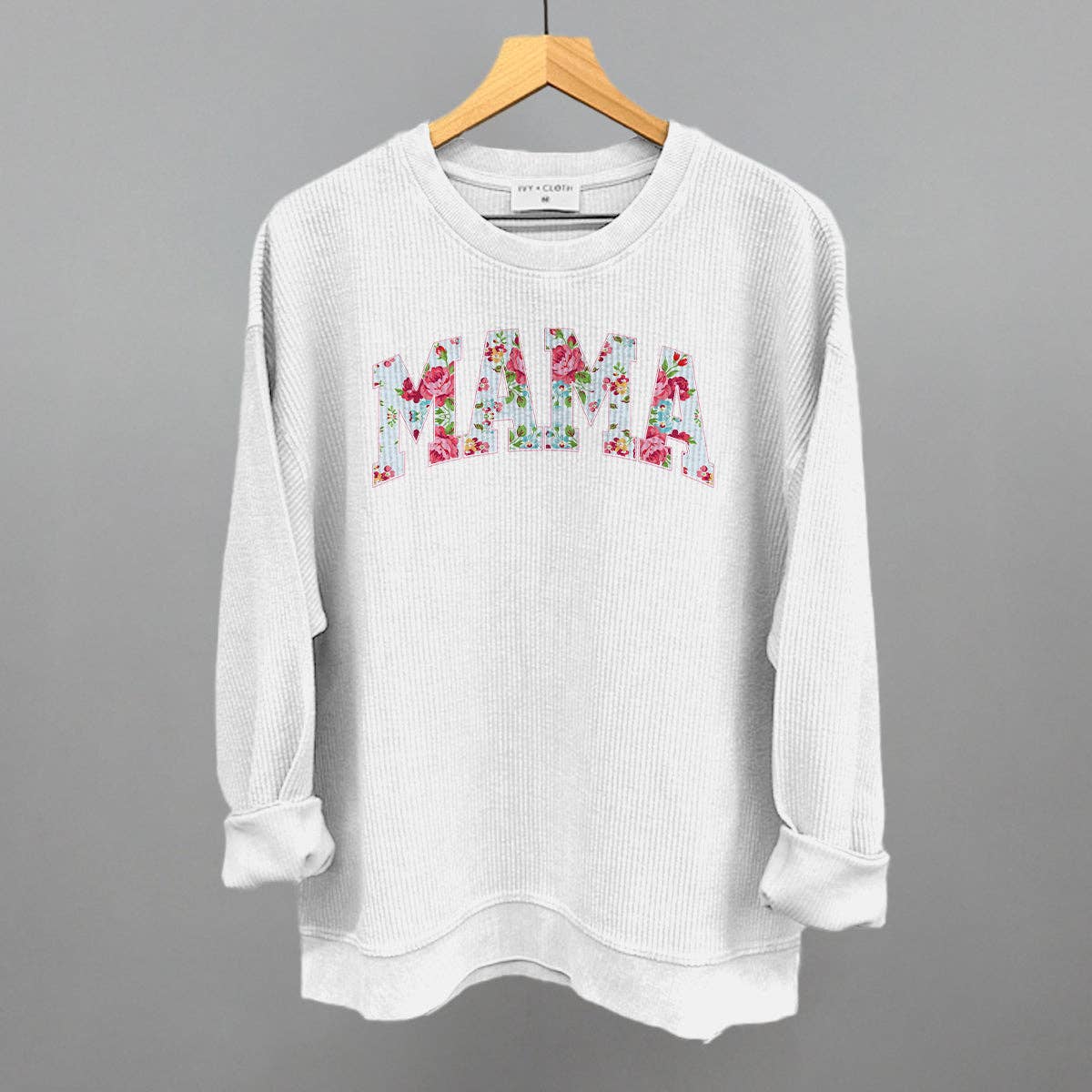 Mama (Block Letter Floral)
