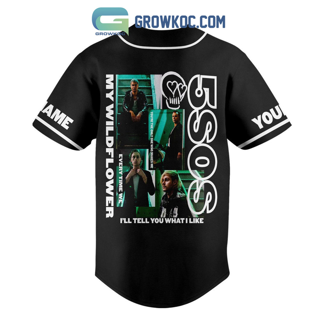 5 Seconds Of Summer I’ll Tell You What I Like Personalized Baseball Jersey