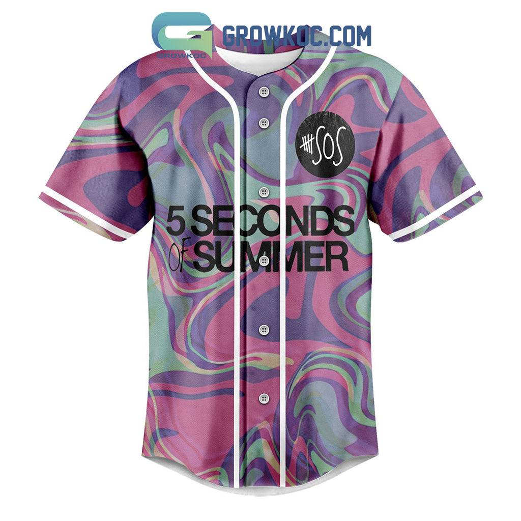 5 Seconds Of Summers Art Design Baseball Jersey