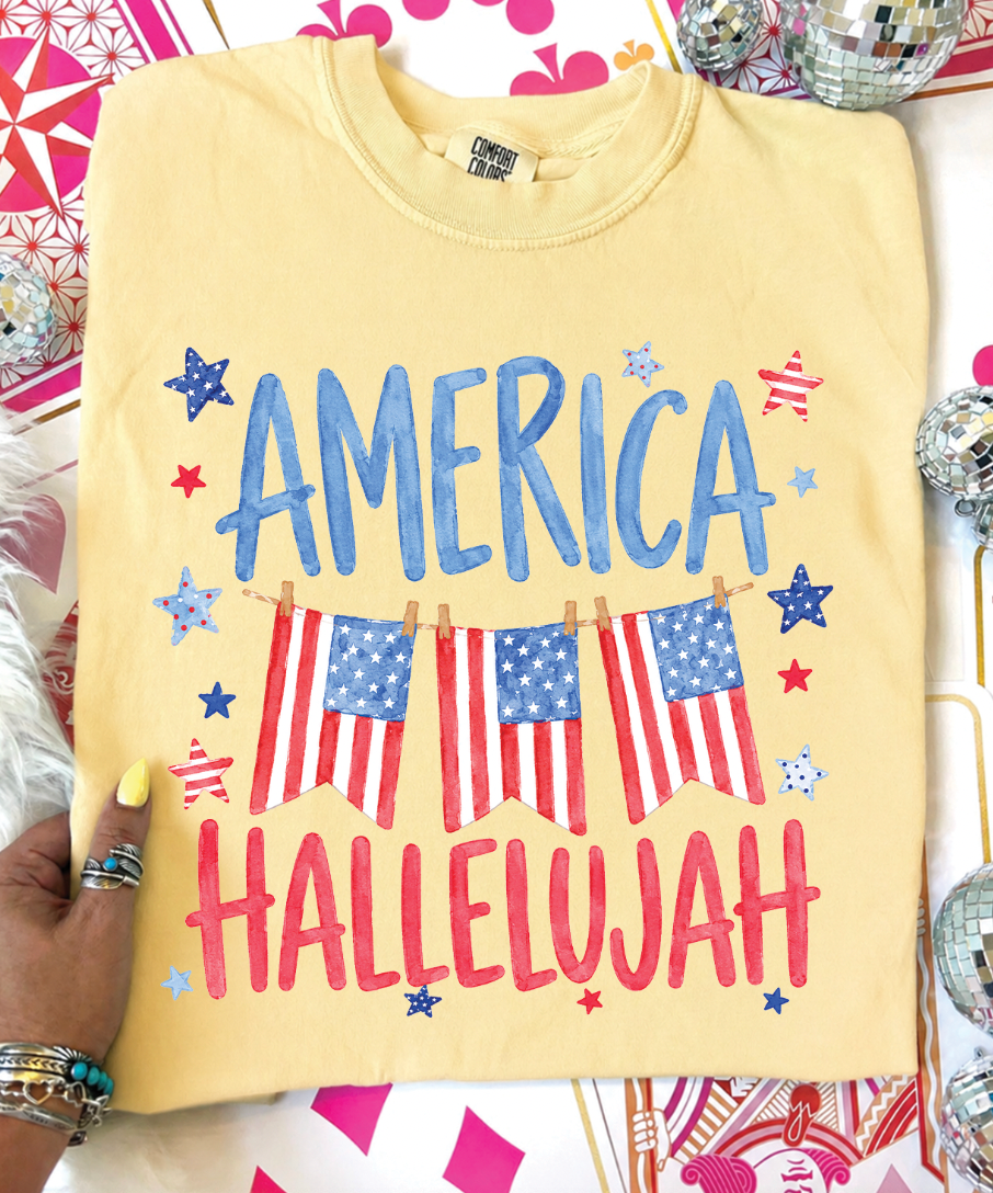 Hallelujah America  - Butter Yellow