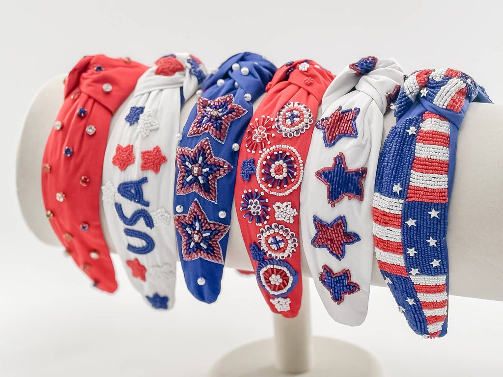 4th of July Headband, Usa 250th, Hair Accessories