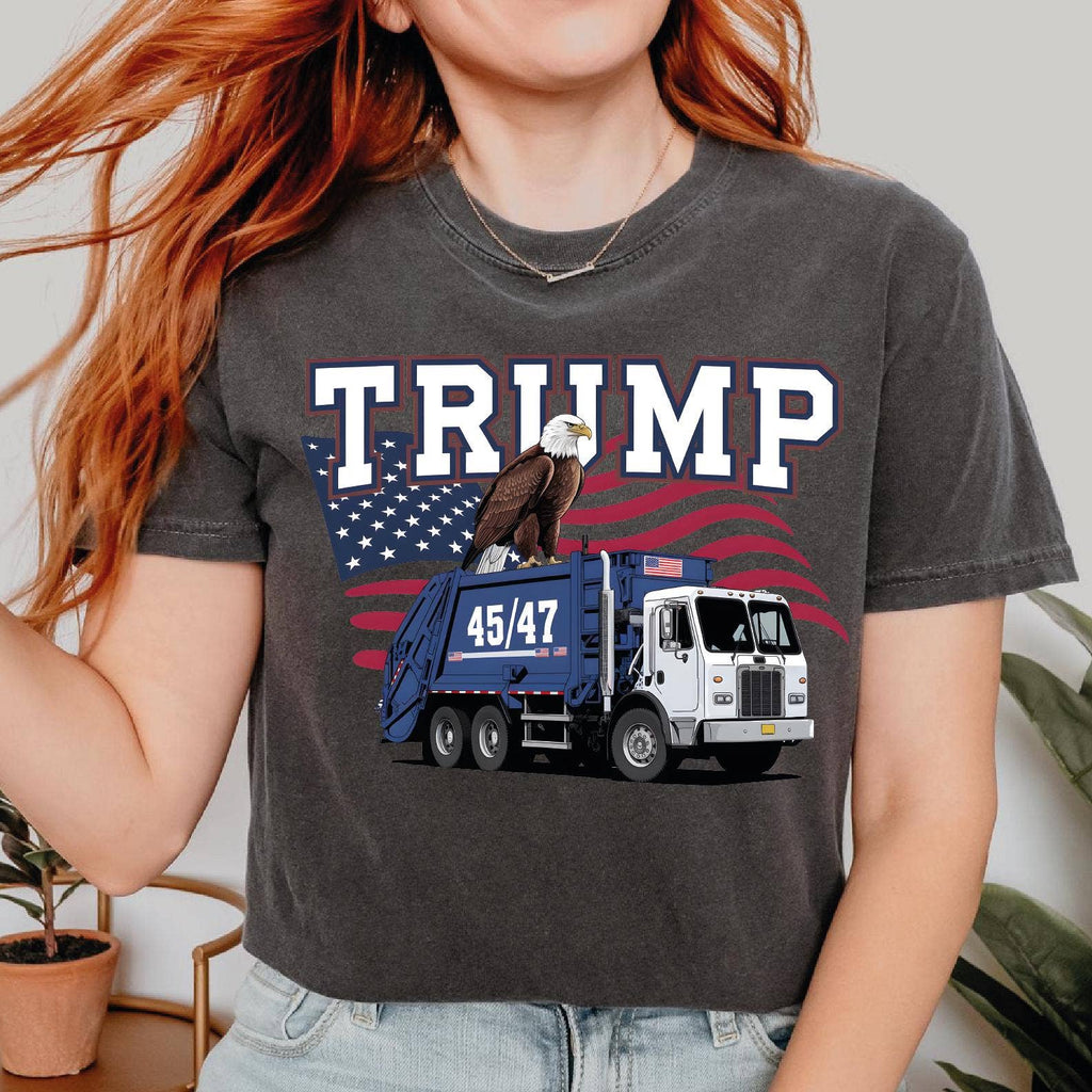 Trump Garbage Truck Tee - Funny Maga Supporter Shirt