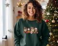 Christmas Coffee Crewneck Sweatshirt - Coffee Lover Gift