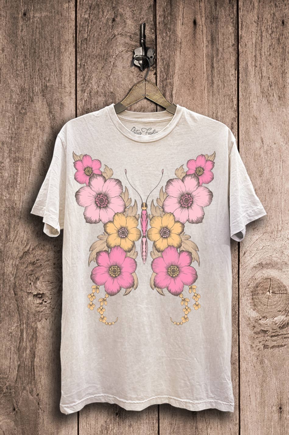 Butterfly Flowers Graphic Top