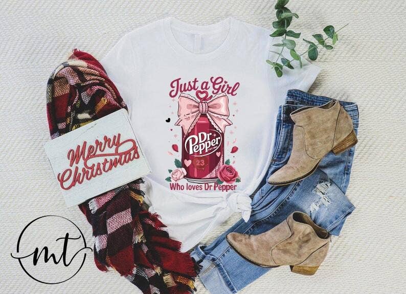 Dr Pepper Lover Graphic Tee For Women