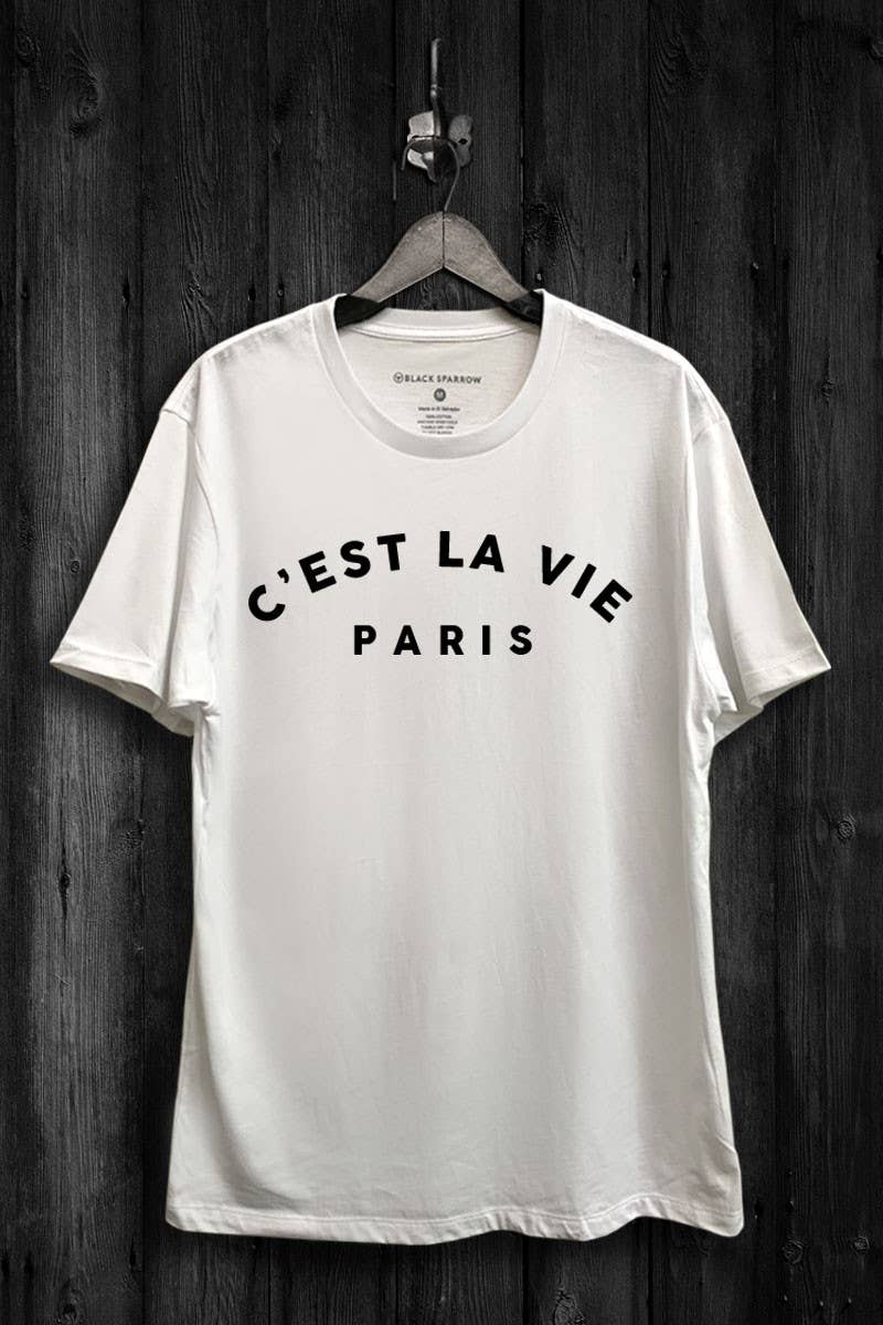 Cest La Vie Paris Graphic Top
