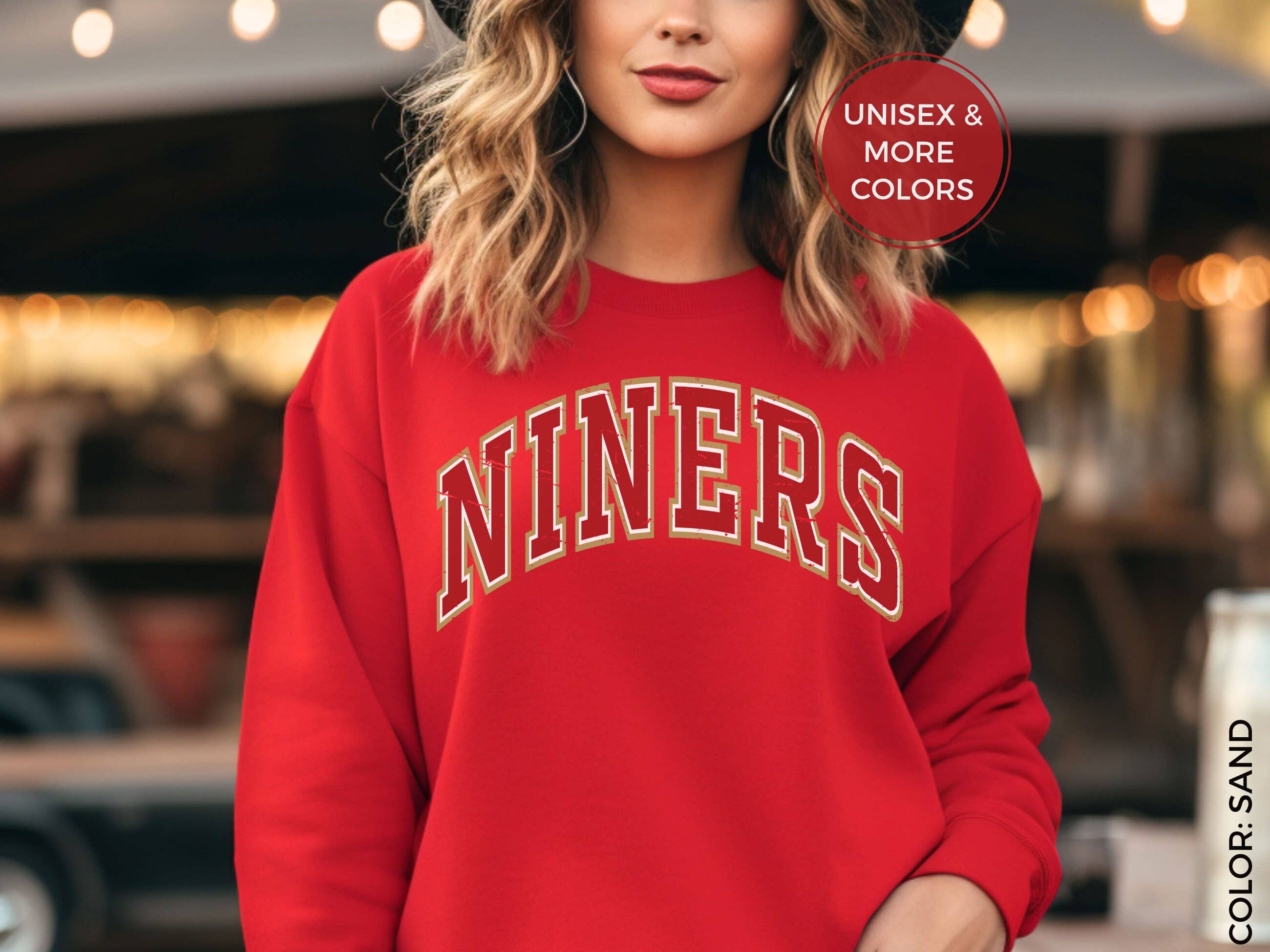 Vintage Sf Crewneck 80s Retro Football Trend