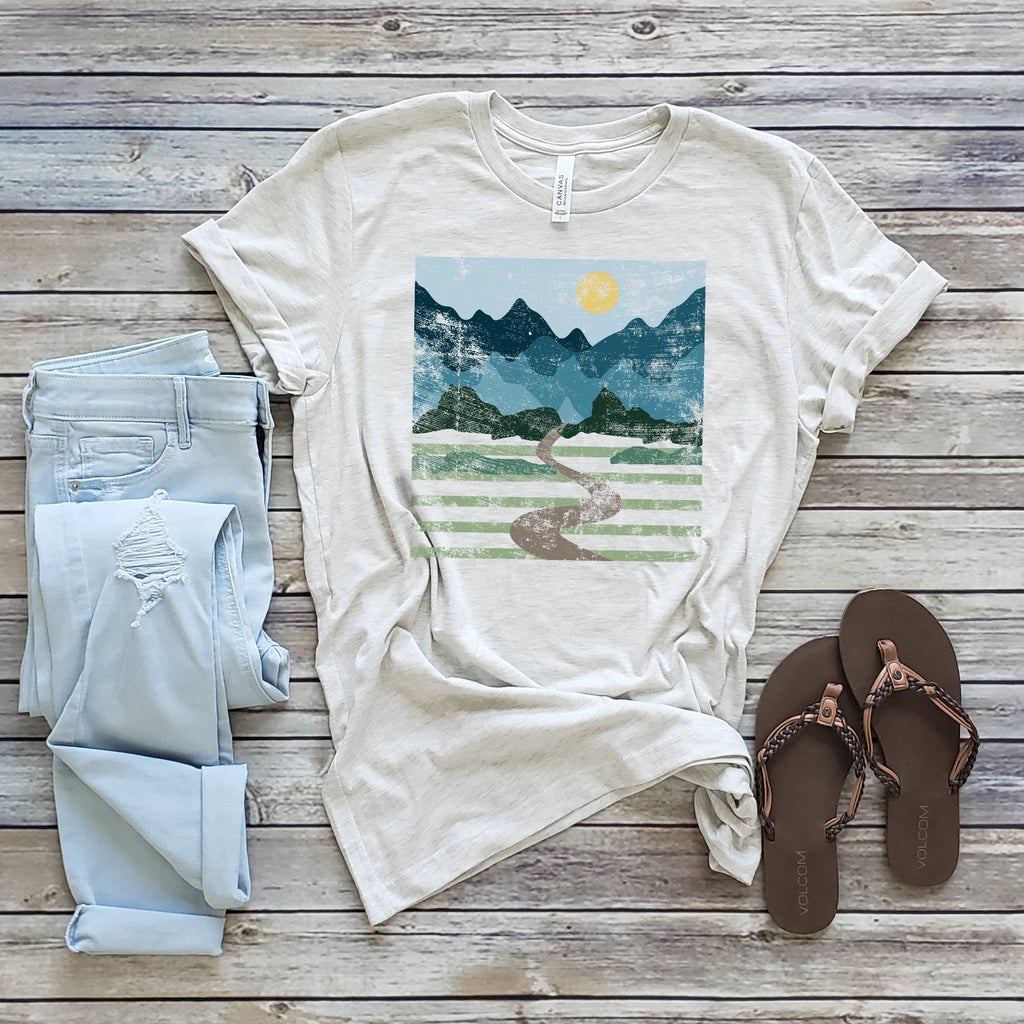 Modern Mountain Tee | Outdoor | Sizes XS-2XL