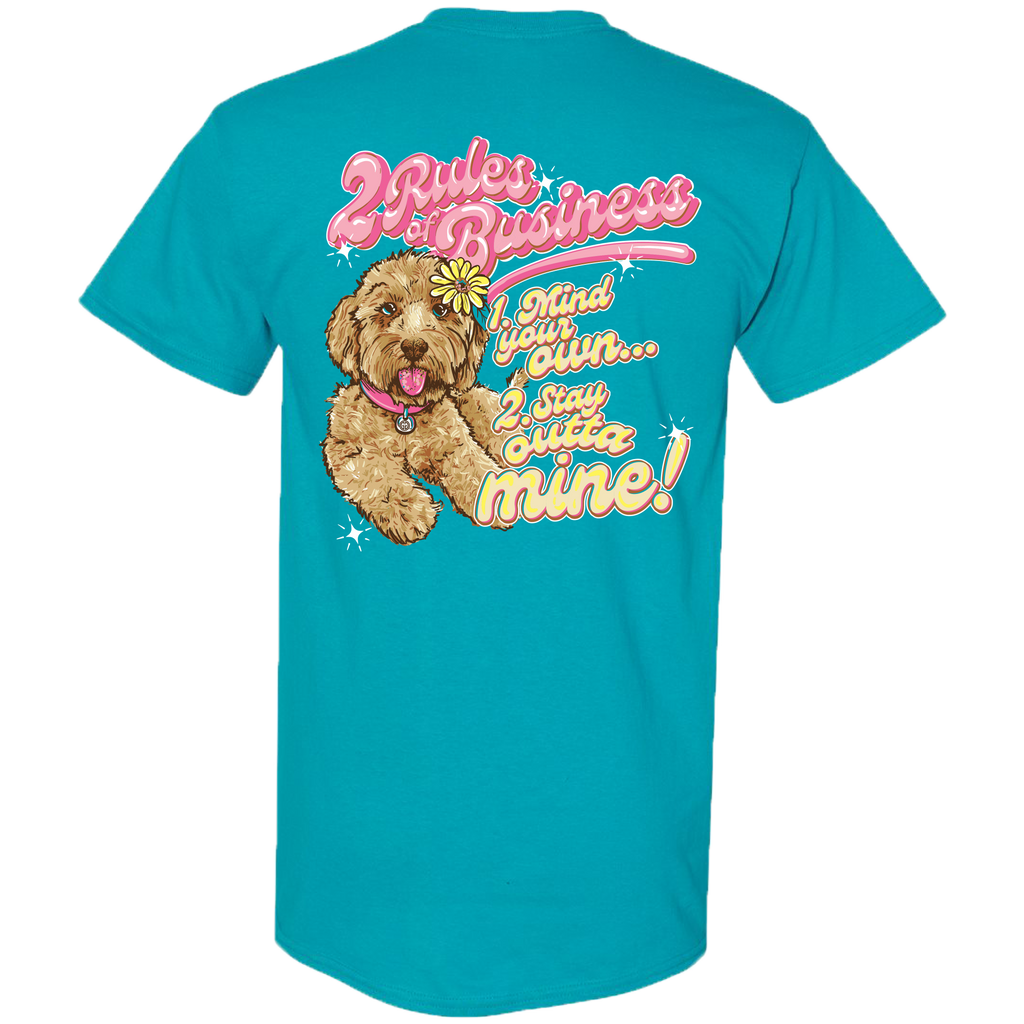 2740 Business Dog Tropical Blue