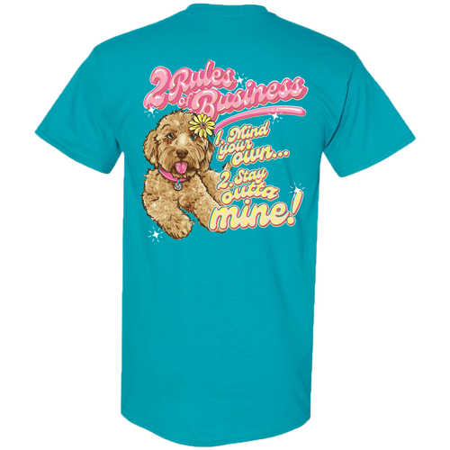 2740 Business Dog Tropical Blue