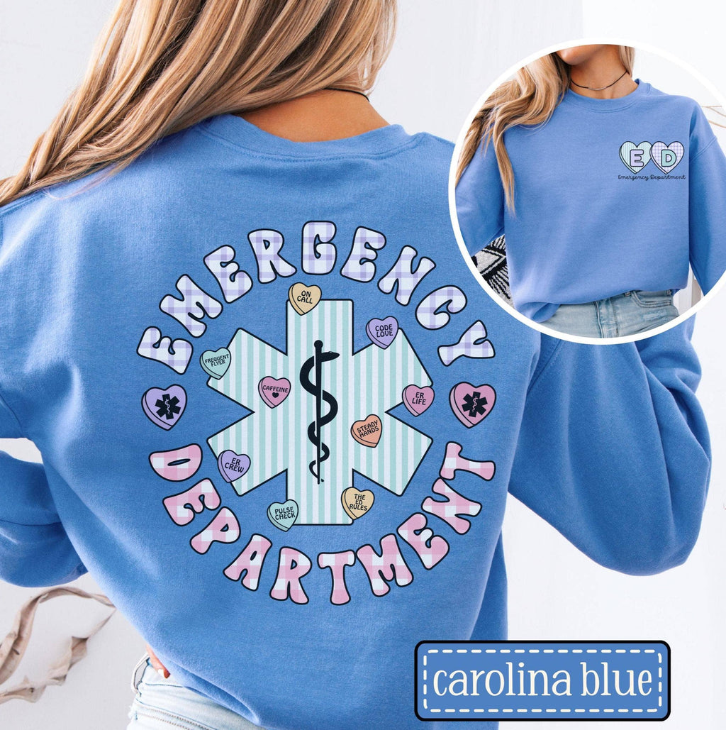 Emergency Department Valentine's Day Crewneck